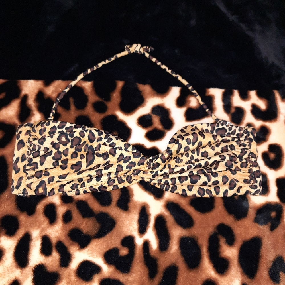 Victoria Secret Leopard Bikini Top